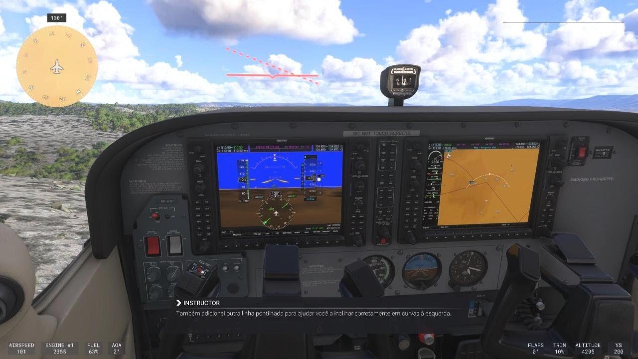 Microsoft Flight Simulator 2024 tirando breve