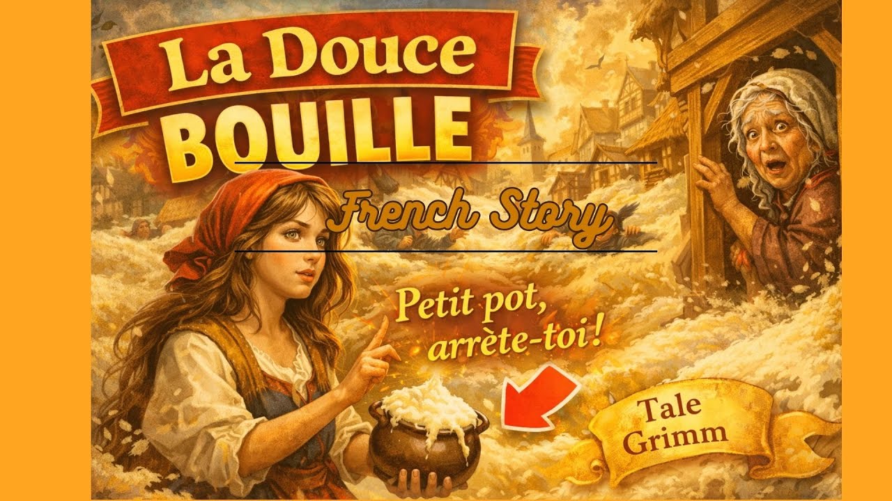 French Short Story for Beginners (A1–A2) | La Douce Bouillie – Brothers Grimm