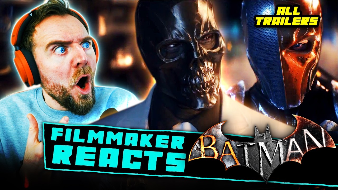 Filmmaker Reacts to Batman Arkham Series - ALL CINEMATIC TRAILERS + GOTHAM KNIGHTS!