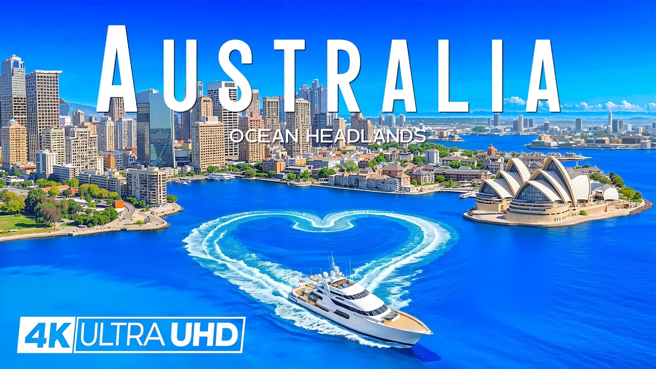 [4K] Australia 2026 🇦🇺 Explore Vast Ocean Coasts & Sunlit Beaches with Deep House Chill