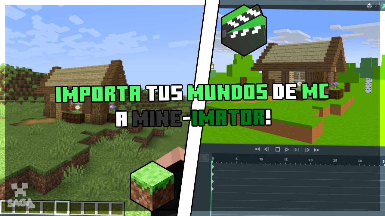 ¡Aprende a Como IMPORTAR MUNDOS De MC A Mine-imator! 👤🛤️