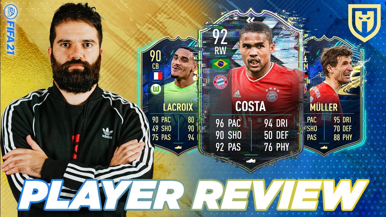 DOUGLAS COSTA 92, LACROIX 90 E MULLER 94 SONO MOLTO CLEAN! /// FIFA 21 PLAYERS REVIEW
