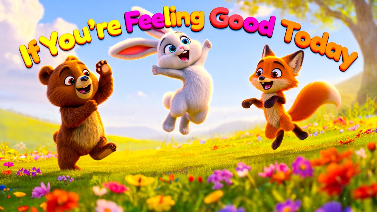 😊If You're Feeling Good Today | Toddler Songs & Learning Rhymes | Fun Nursery Rhymes