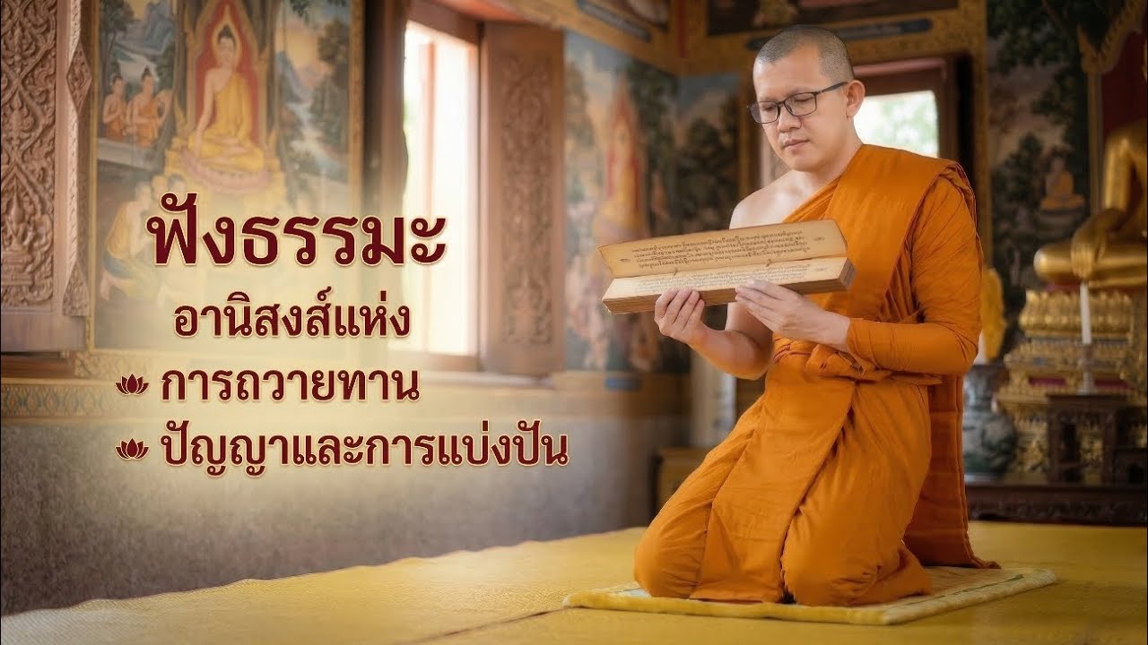 อานิสงส์แห่งการถวายทาน ฟังธรรมะก่อนนอน | อภิชาโน