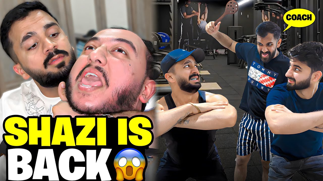 Finally Shazi Reached Dubai😍We join hilarious funny Gym 😂