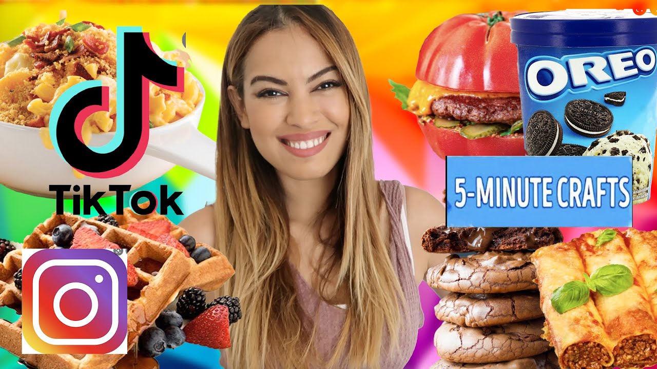 JE TESTE DES FOOD HACKS TIKTOK, 5 MINUTE CRAFTS ET INSTAGRAM TRÈS GOURMANDS!