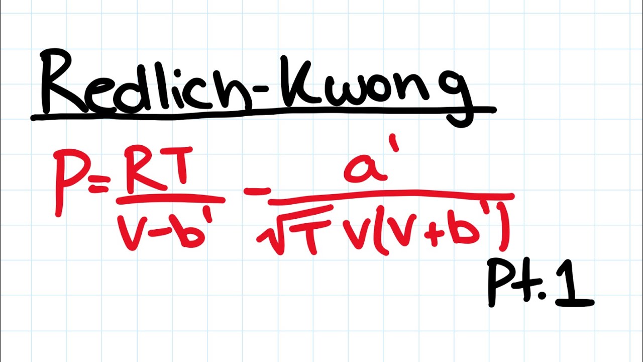 How to use Redlich-Kwong EOS: Example 1