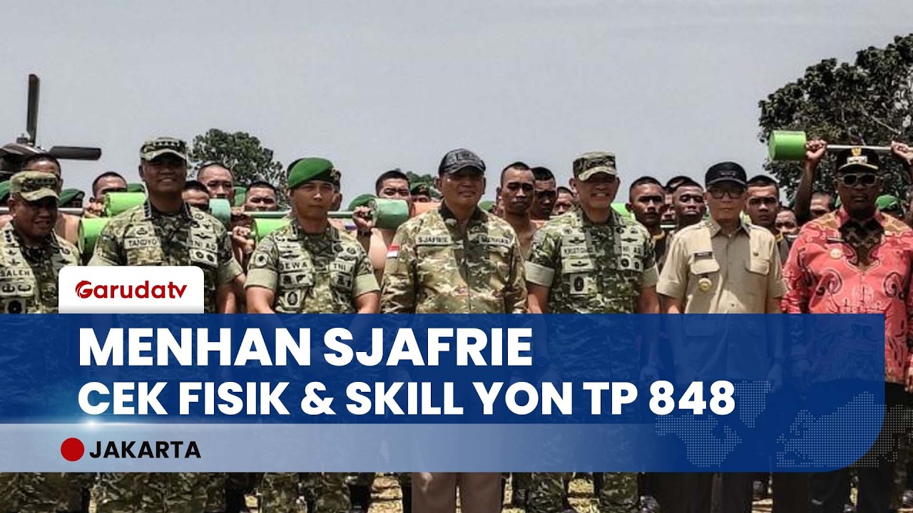MENTAL BAJA! Menhan Sjafrie Sjamsoeddin Cek Kesiapan Tempur & Skill Bela Diri Prajurit Yon TP 848
