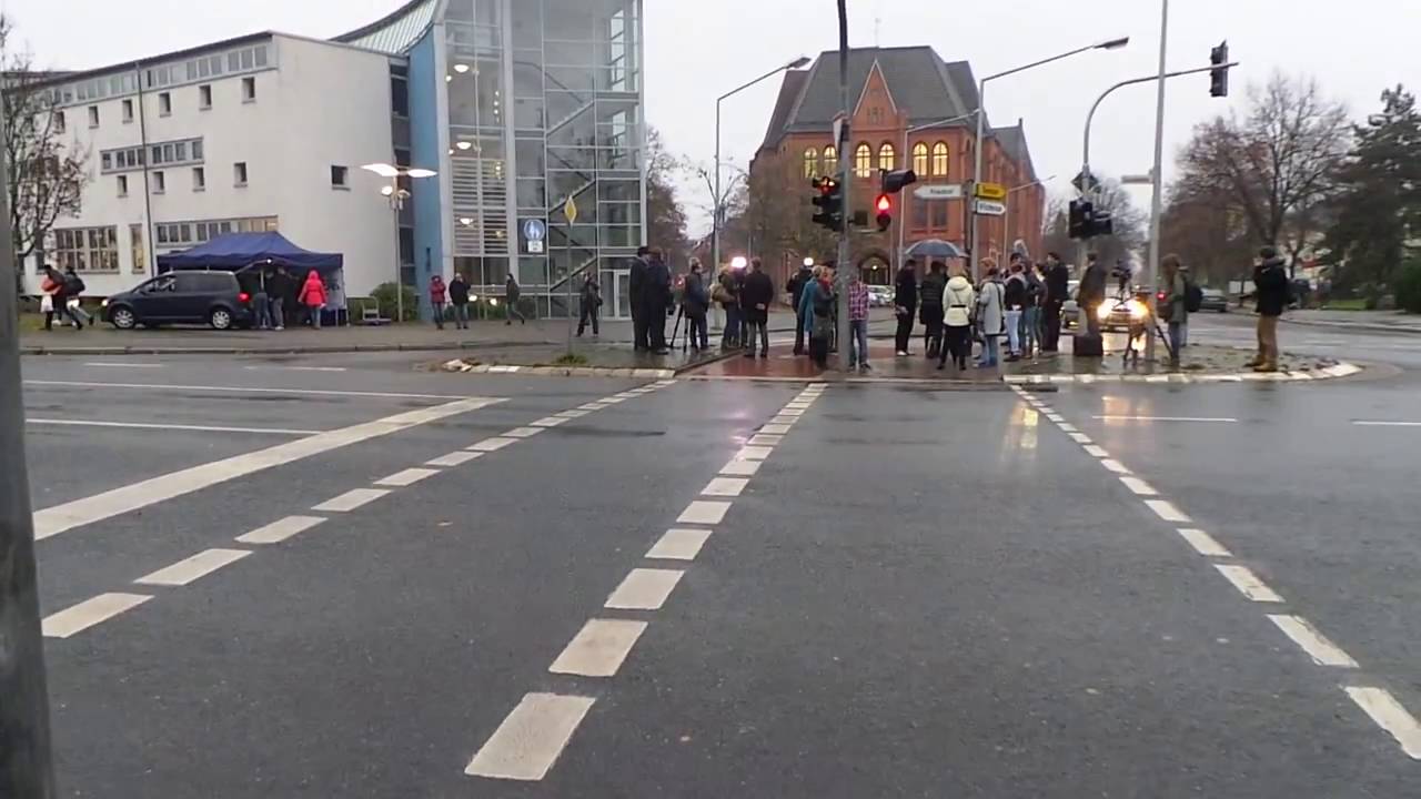Weltweit erste Street Pong Ampel in Hildesheim
