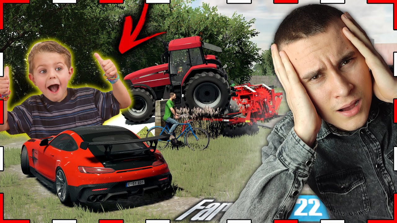 Młody WIDZ Odwiedził Moje GOSPODARSTWO 🧑 ROZWALIŁ MI CIĄGNIK! 😭 Drifty AMG┃POLSCY SĄSIEDZI┃93┃FS22