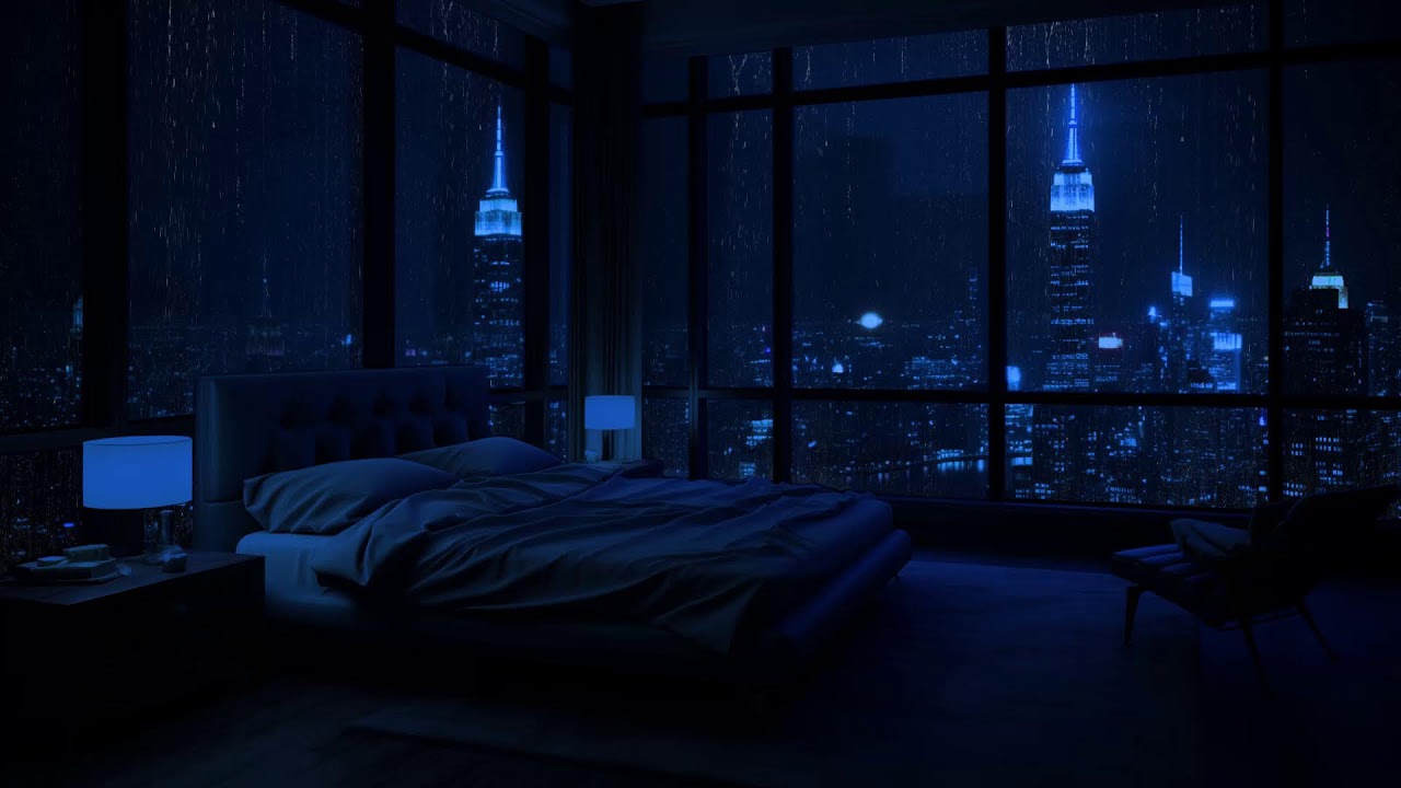 Relaxing Rain Symphony: Urban Rain Ambience for Peaceful Sleep All Night