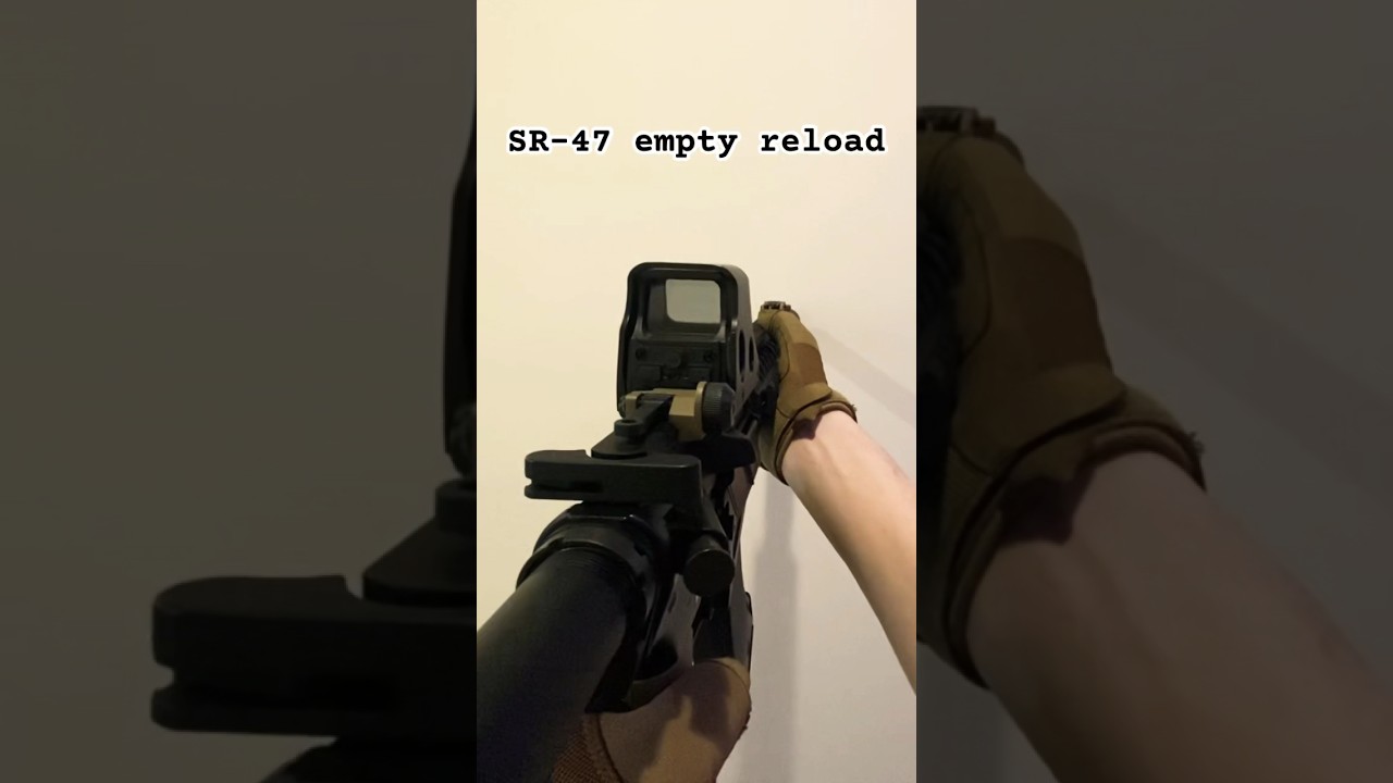 SR-47 empty reload, AK/M4 #airsoftguns #airsoft #reload #toyguns #nerf