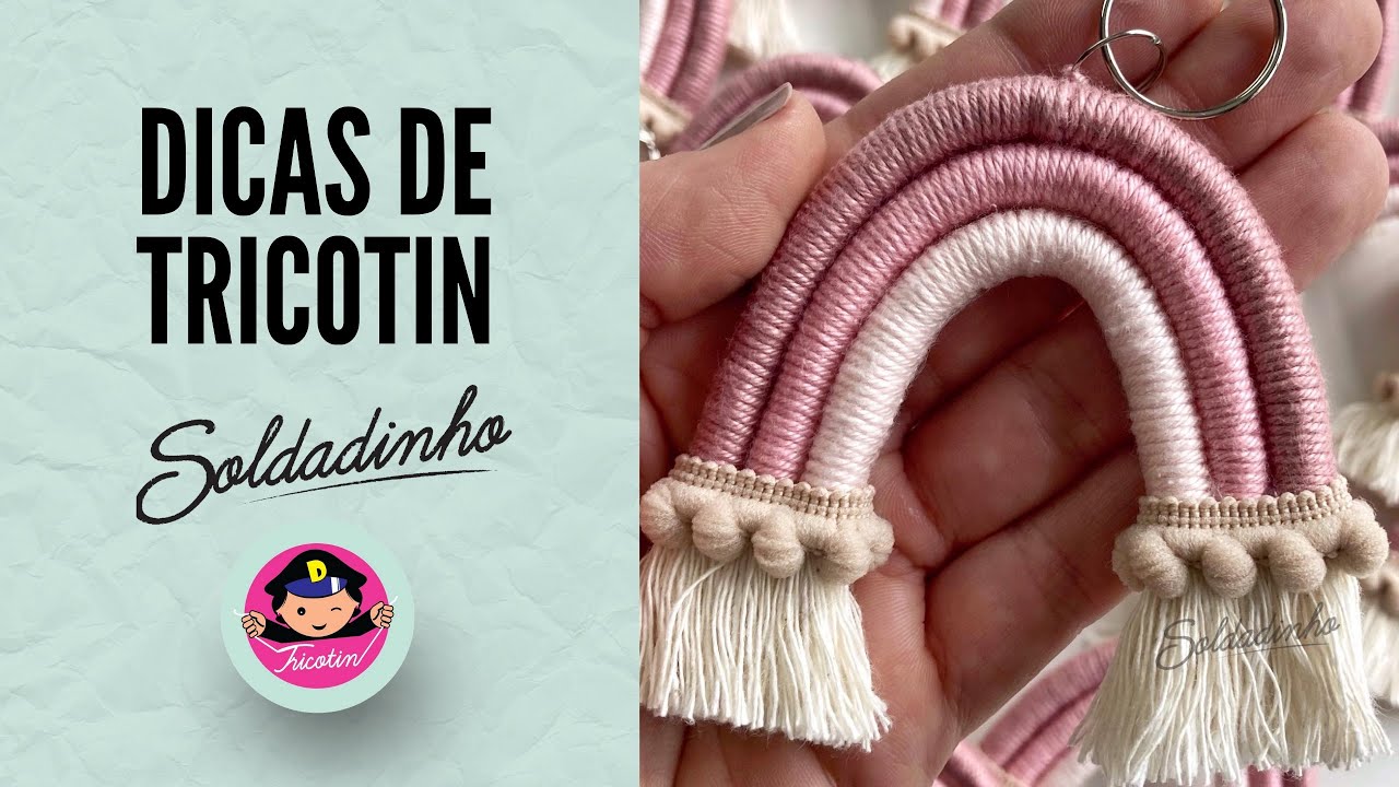Chaveiro Arco Iris Boho