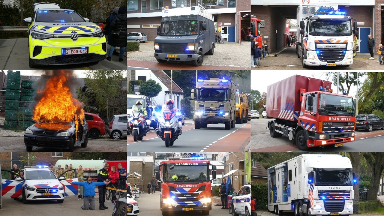 [112 Veiligheidsdag Waddinxveen 2024!] Vele [Belgische] Hulpdiensten met spoed + Vele demonstraties!