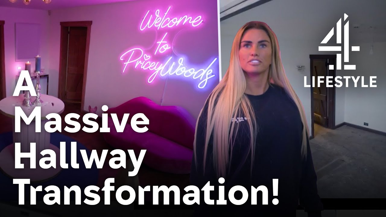 Katie Price Gives Her Hallway A Glamorous Makeover | Katie Price’s Mucky Mansion | Channel 4