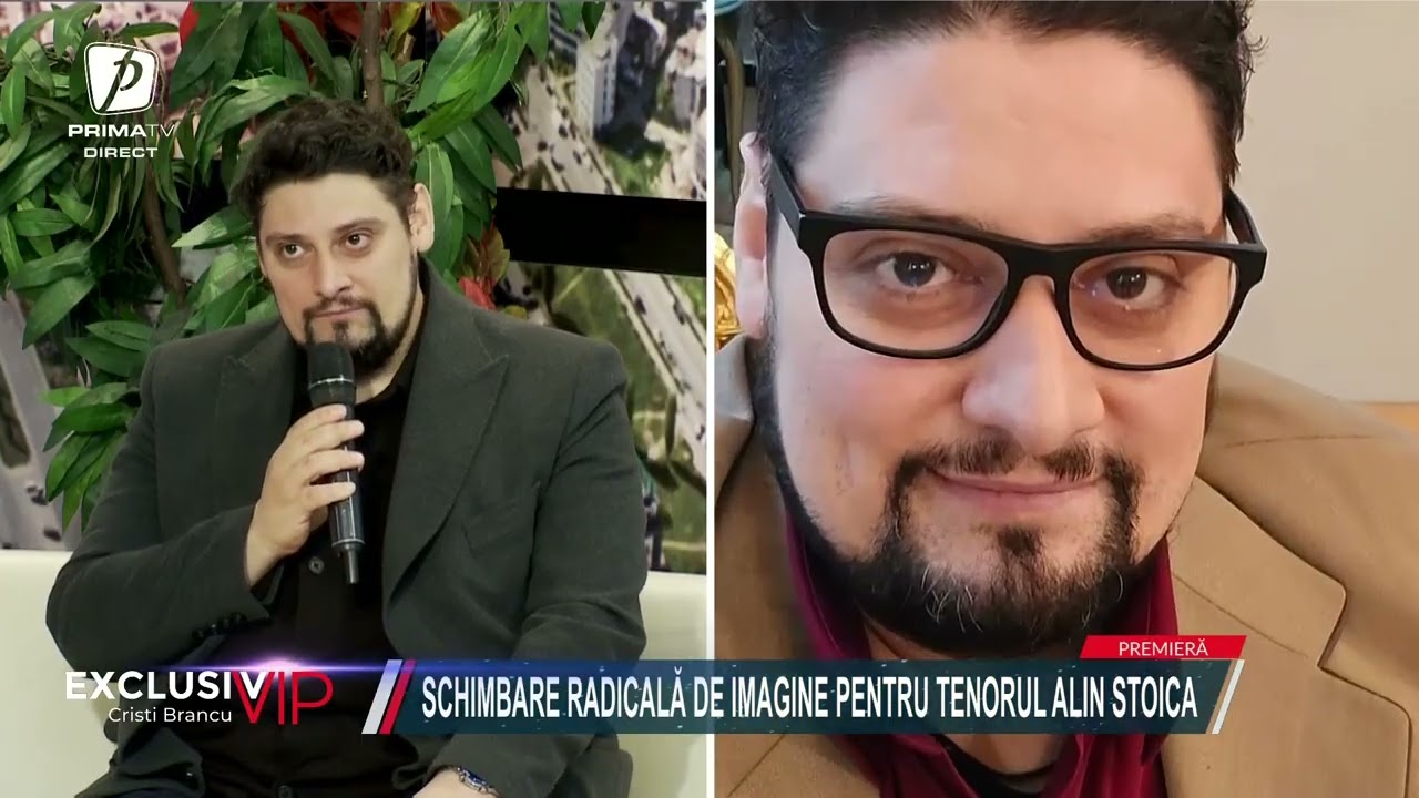Schimbare radicală de imagine pentru tenorul Alin Stoica. De nerecunoscut pentru apropiații săi