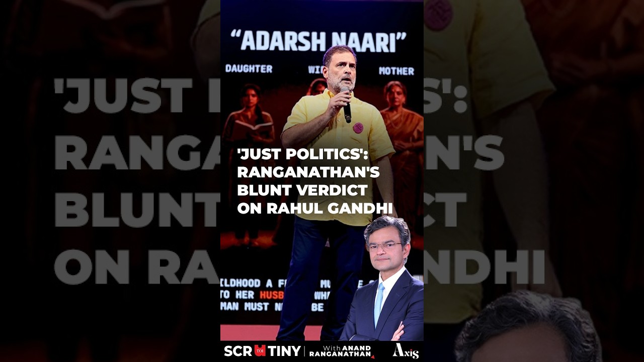 'Women In Caves?': Anand Ranganathan Destroys Rahul Gandhi's Smash Patriarchy Narrative With Data