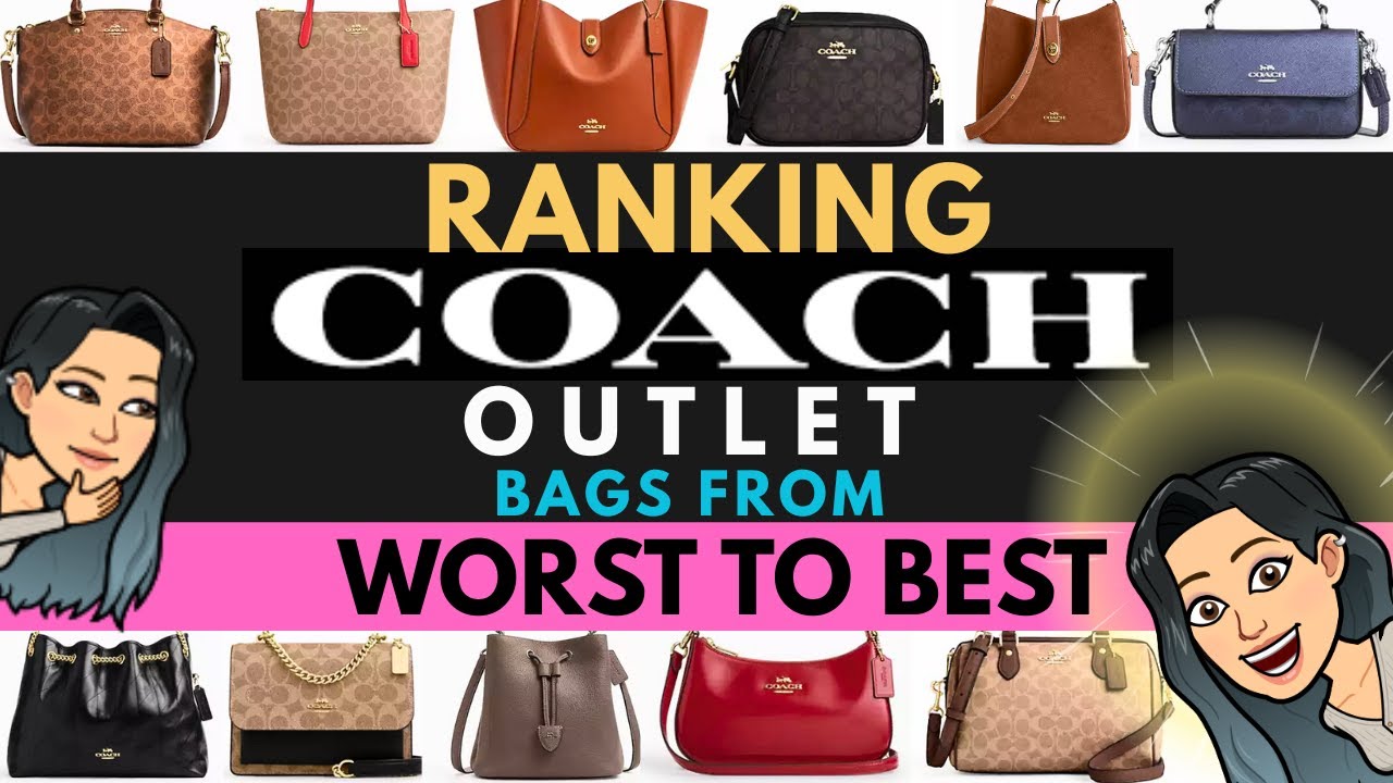 ❓👜 Рейтинг сумок COACH OUTLET от ХУДШИХ до ЛУЧШИХ 👜 (издание 2025 года!) ❓#coachhandbag #coachoutlet
