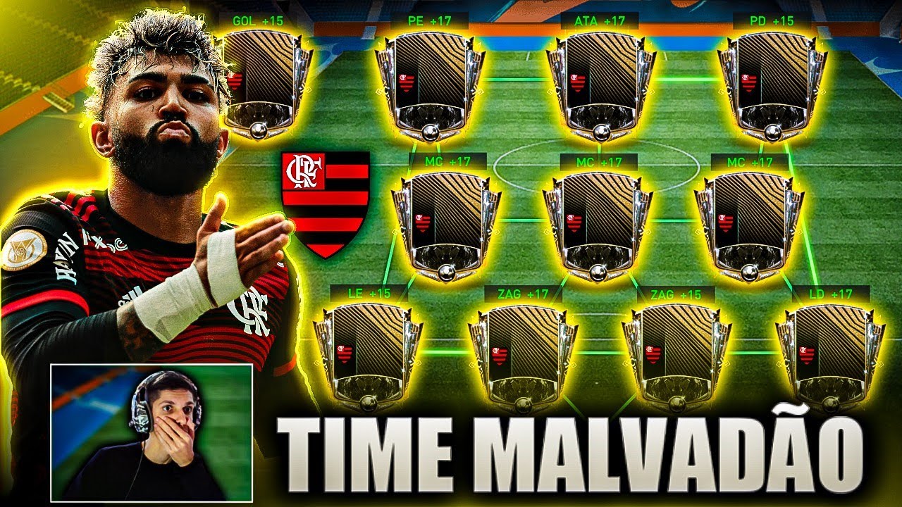 MENGÃO DO VAPO🔥 MONTEI & TESTEI O TIME DO FLAMENGO NO FIFA MOBILE 23 E ME IMPRESSIONEI😱 TEMÁTICOS #3