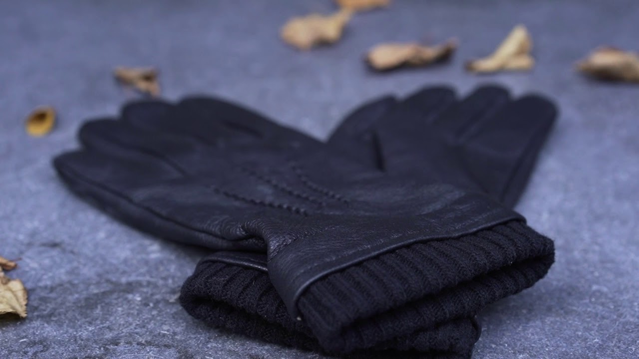 Nixon - Luxury Deerskin Leather Gloves with Wool Lining for Men 🧤 - Schwartz & von Halen&reg;