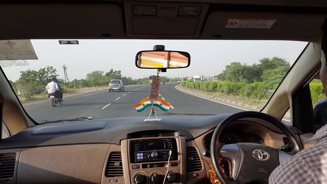 The reckless driver driving in India highway