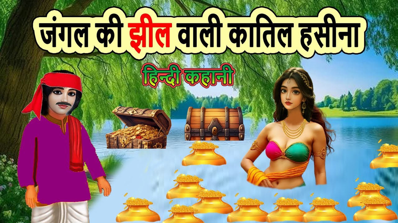 जंगल की झील वाली कातिल हसीना | moral story | cartoon story | hindi kahani | bedtime | mann k voice