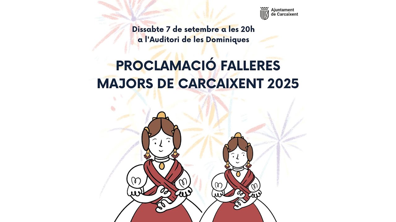 Proclamació Falleres Majors de Carcaixent 2025