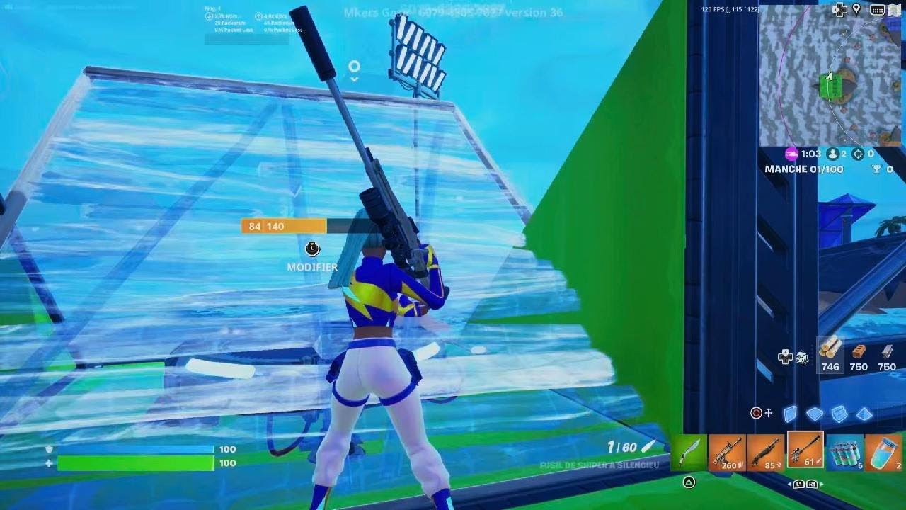 Je test des map Fortnite qui a 0 joueur 3 (Shark Wars! Zone Wars )