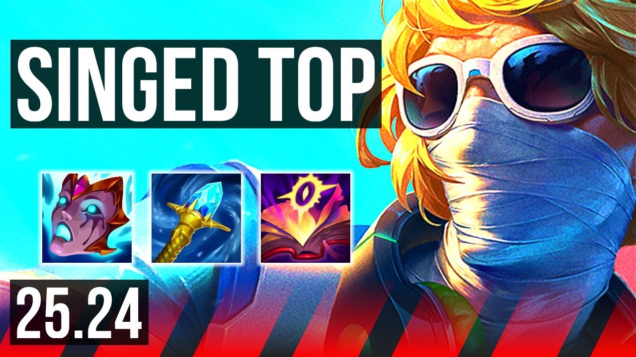 SINGED vs NASUS (TOP) | Perfect KDA: 10/0/10 | BR Challenger | 25.24