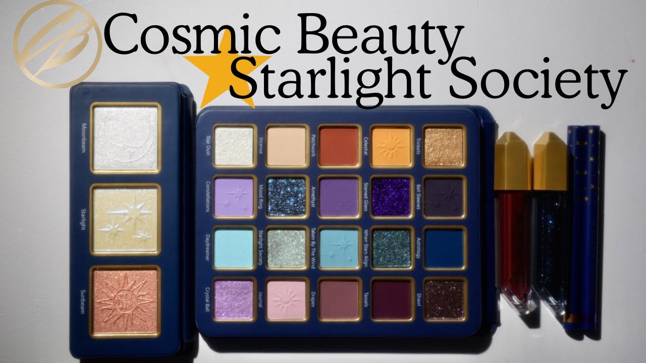Коллекция Cosmic Beauty Starlight Society: образцы теней для век, полная примерка, образы!