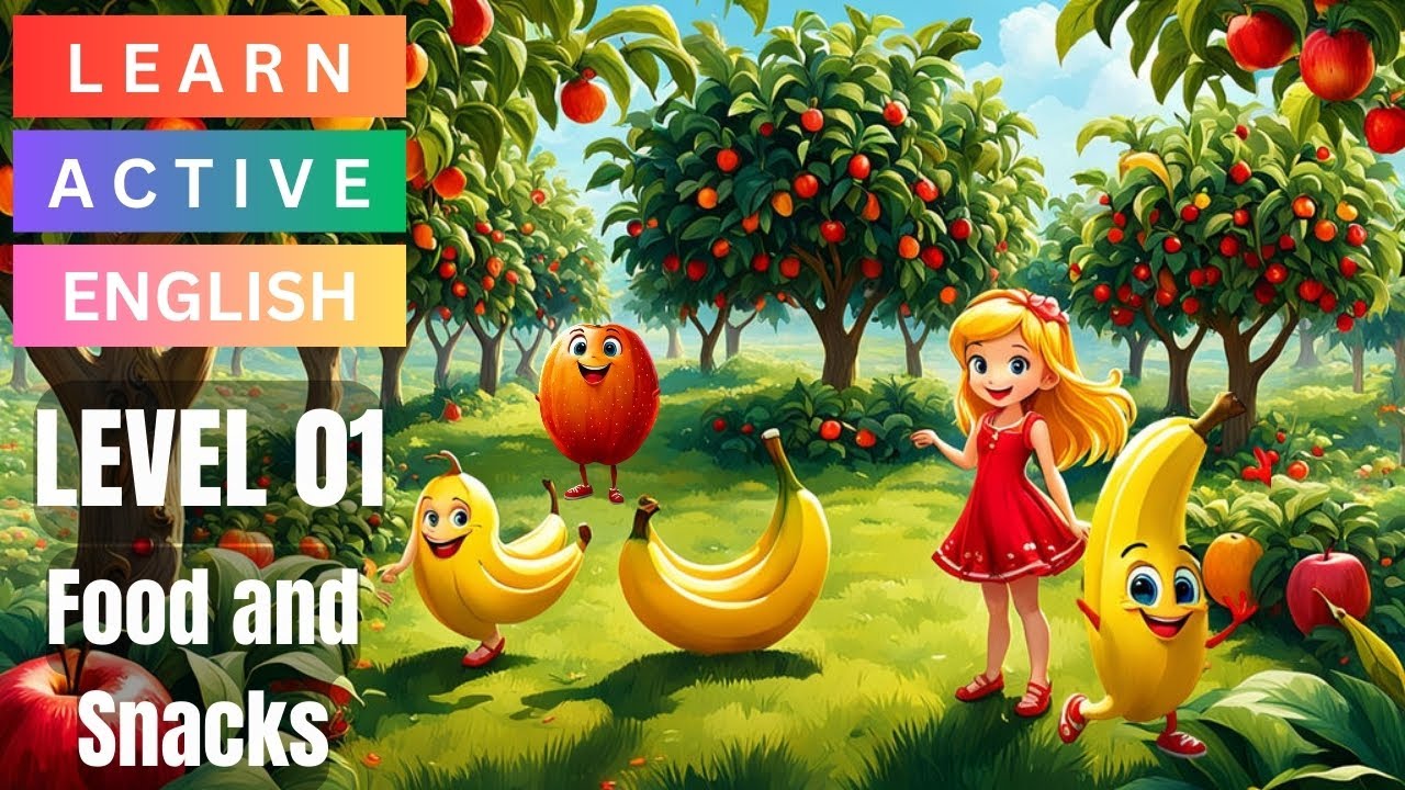 How to Improve English Speaking Skills | Active English Level 01 | Food and Snacks