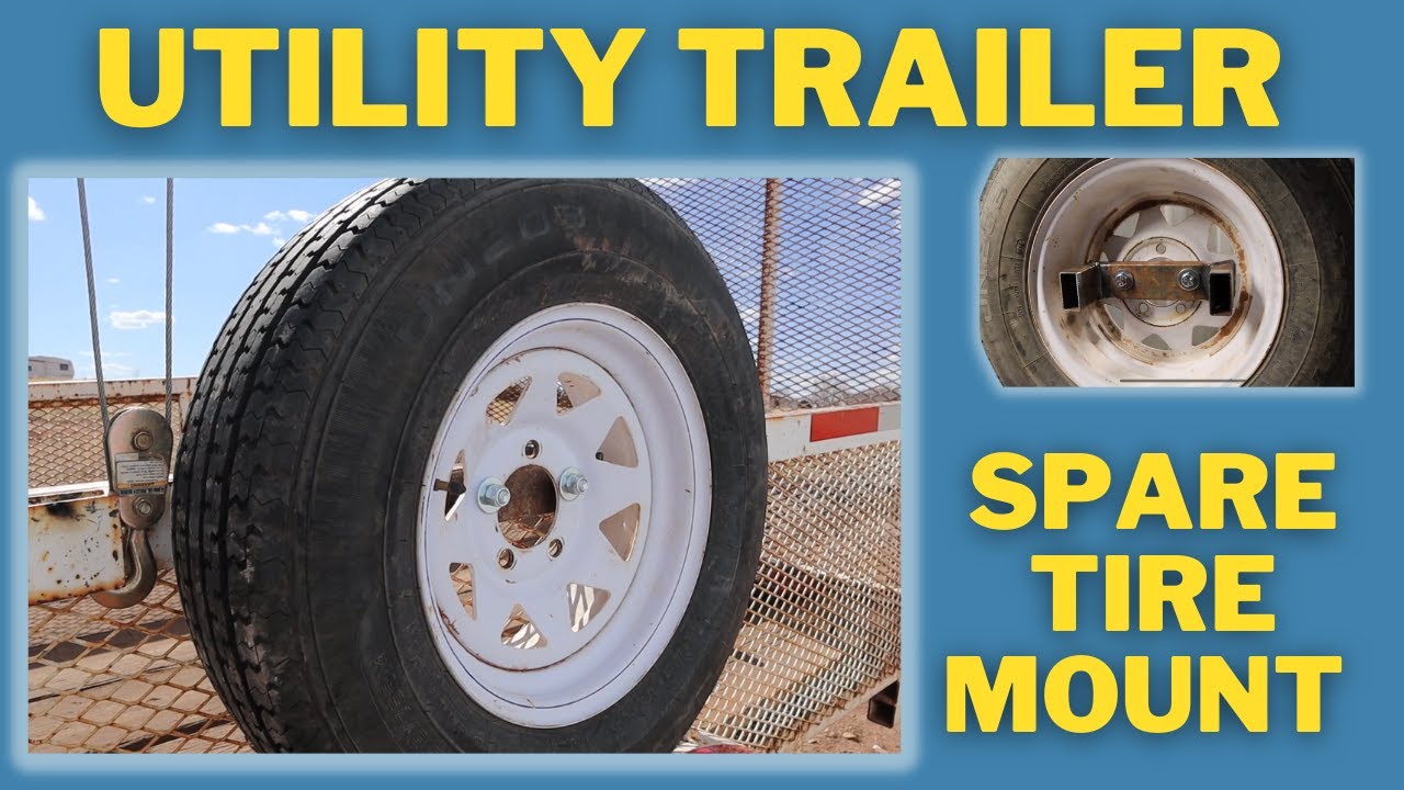 Fabricating a Spare Tire Mount for my Utility Trailer - Scrap Metal Welding Projects