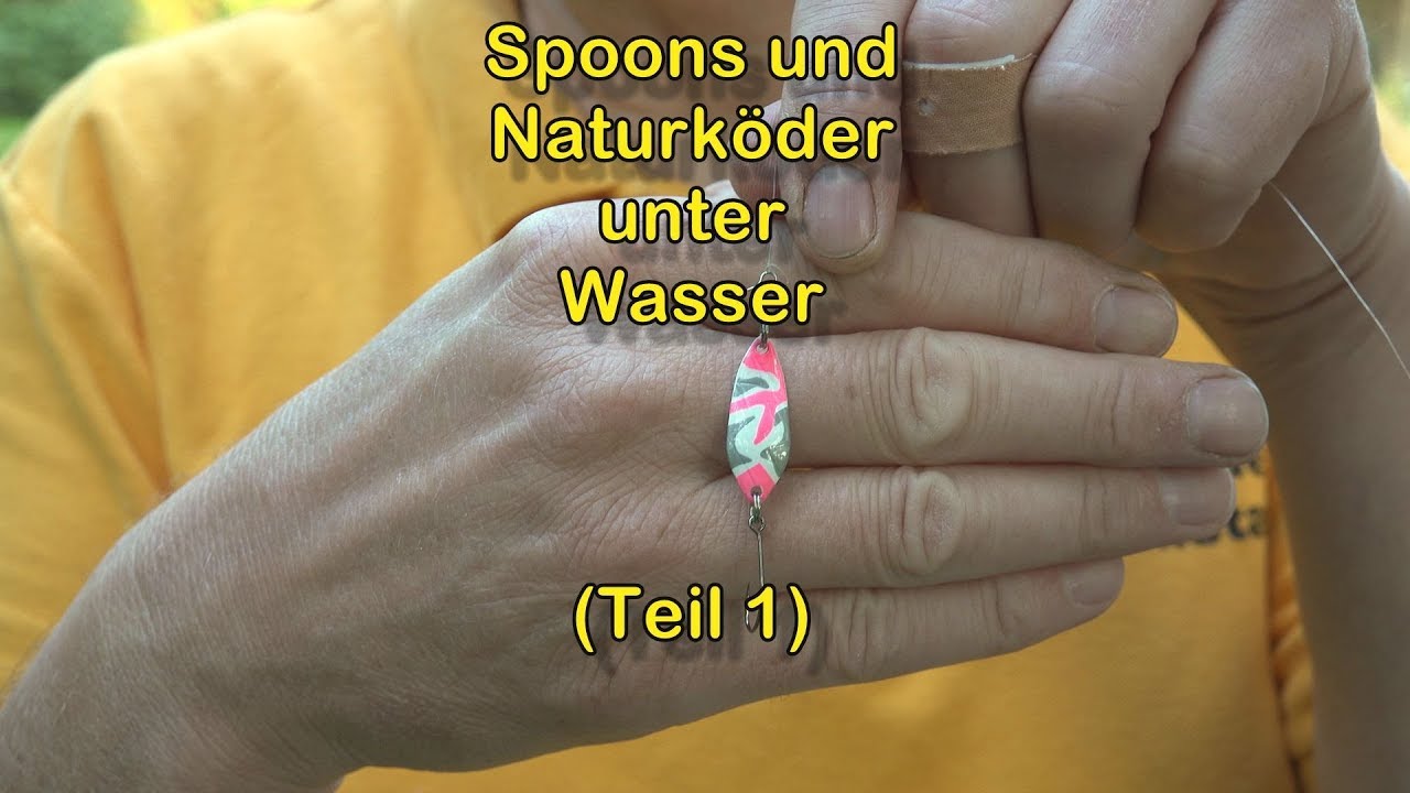 Spoons und Naturköder unter Wasser Teil 1