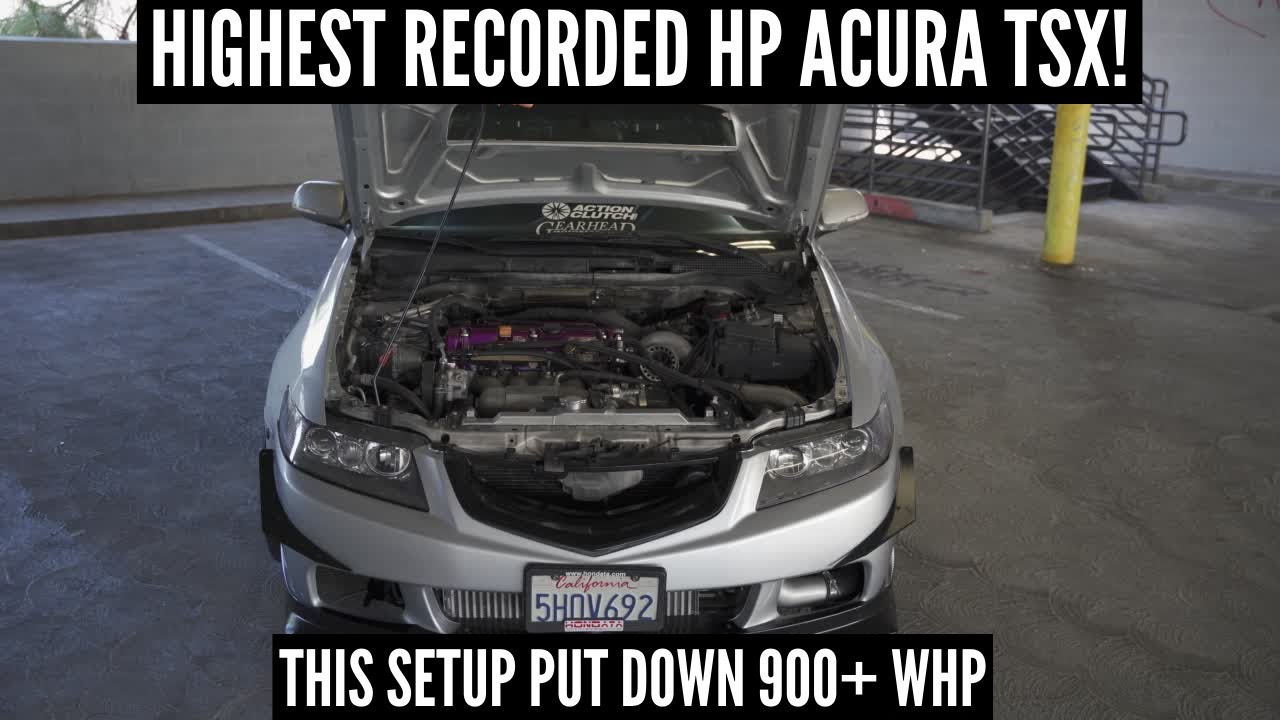 THIS TSX PUT DOWN 900+ WHP ON THE DYNO! | 2004 Acura TSX Turbo Build @tirebullys
