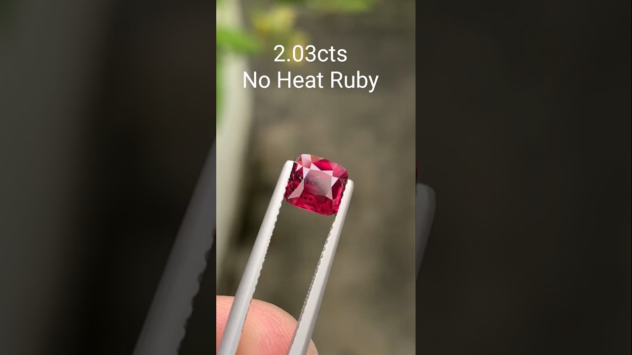 2.03 Carats AIGS Certified Vivid Red Ruby 💎 | No Heat Natural Ruby | Power of Passion & Abundance 🔥
