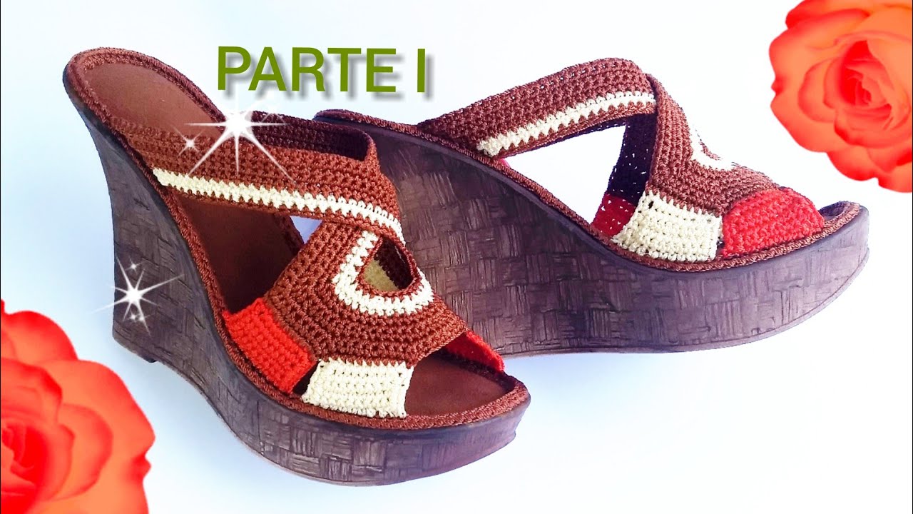ABRIL, Sandalia Tejida A Crochet