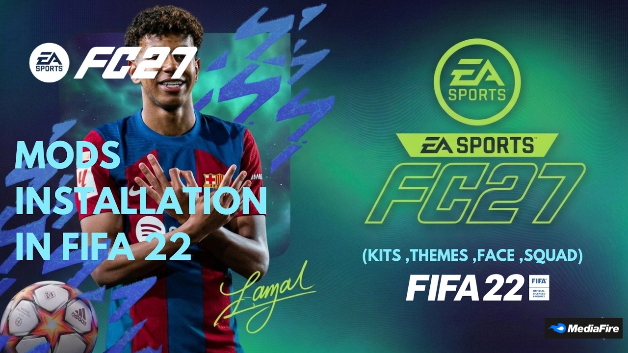 FIFA 22 ПАТЧ FC 27 НОВЕЙШИЕ МОДЫ | новые Темы, Формы, лица, Составы, Комментарии | пошагово БЕСПЛ...