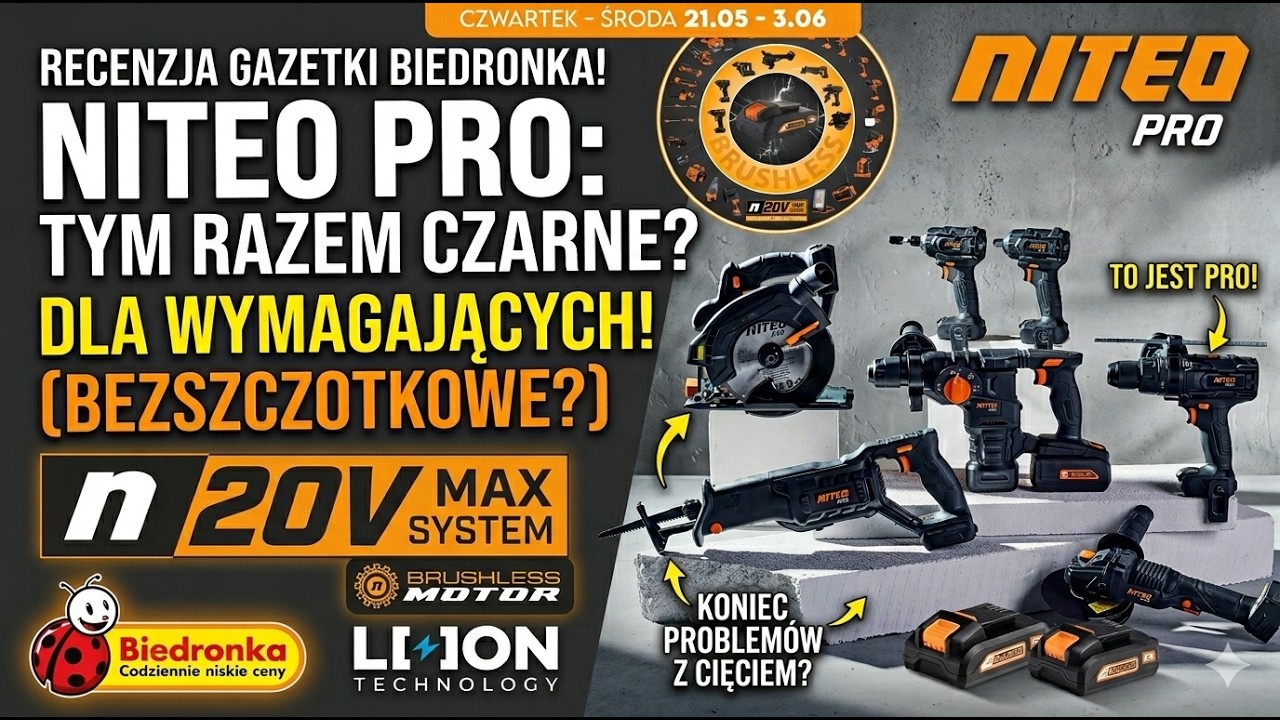 NITEO PRO z Biedronki &ndash; Czy czarna seria 