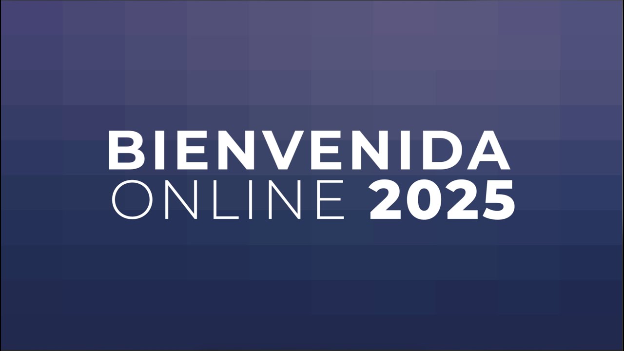BIENVENIDA ONLINE 2025 TERCER TRIMESTRE