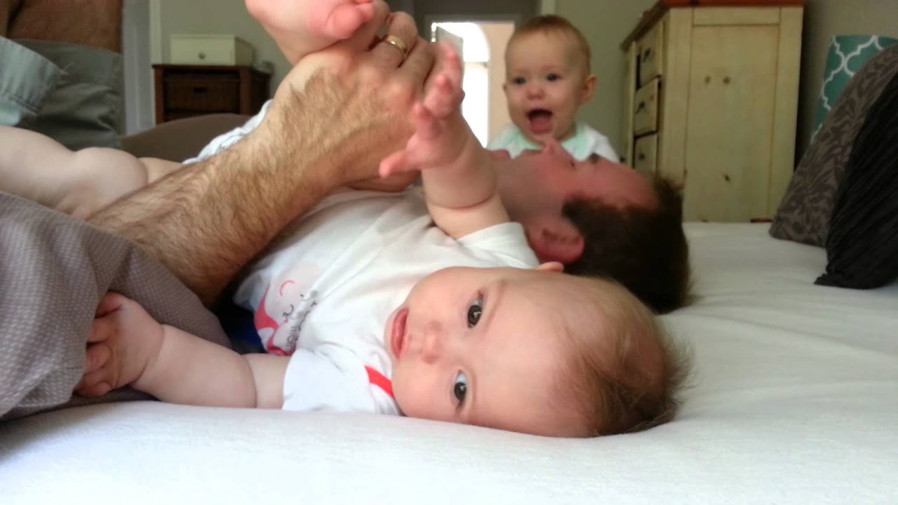 Fun with daddy's face