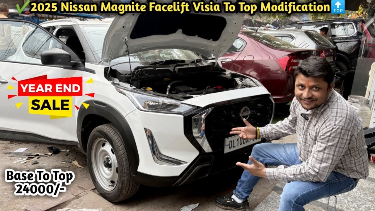 2025 Nissan Magnite Facelift Visia to Top Modification✅ Magnite Modified✅ Magnite Modification✅