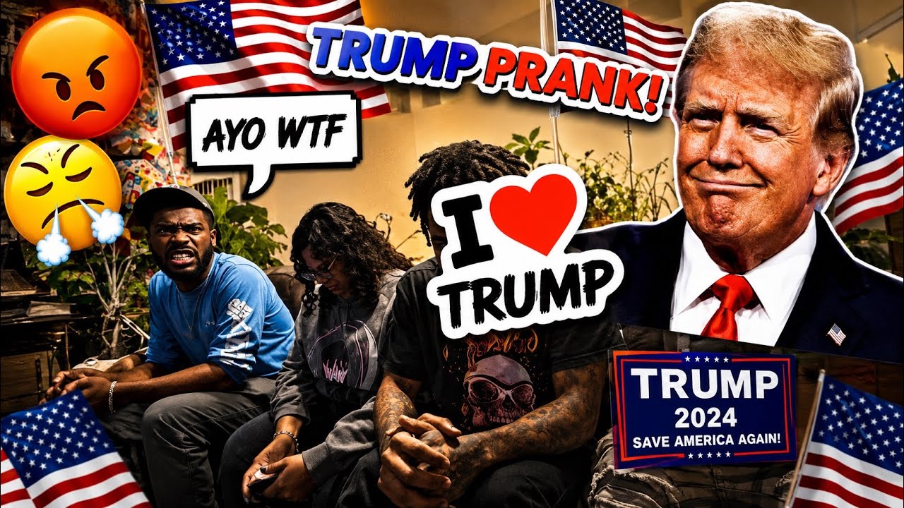 I ❤️ Trump Prank!!! Gone terribly wrong…chocked😭😭🤣💀💀