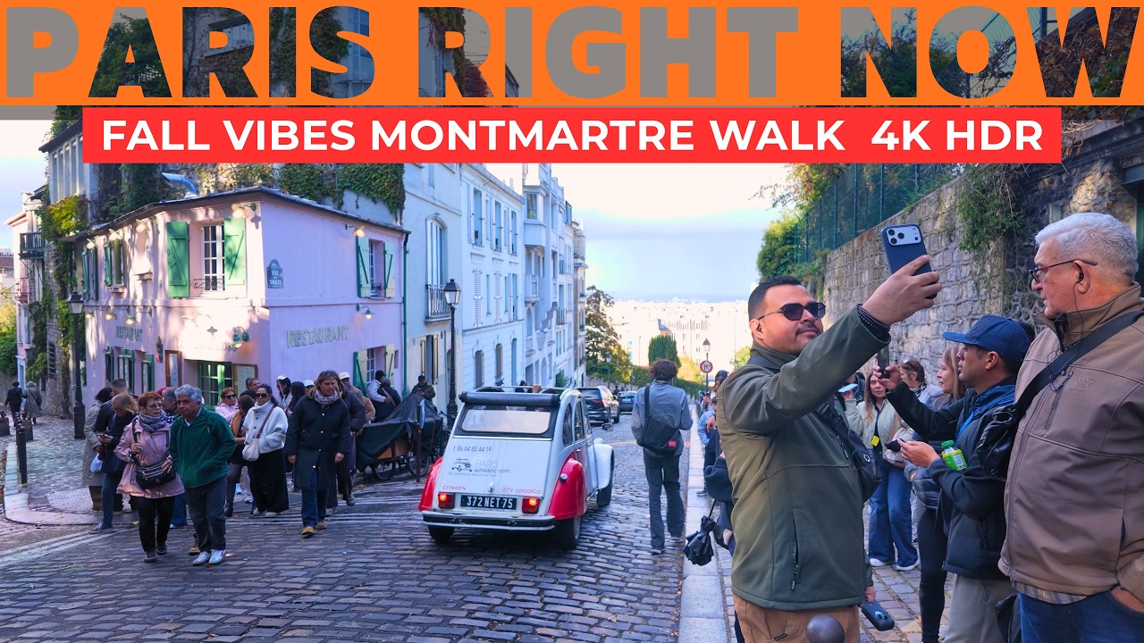 🇫🇷 Montmartre Full Walk | After the Rain &ndash; Clichy to Sacr&eacute;-C&oelig;ur via Moulin Rouge | 4K HDR