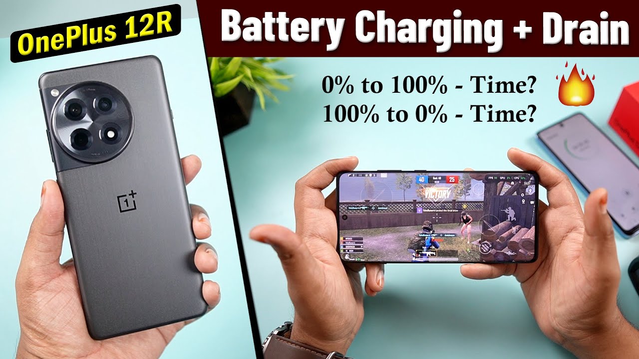 OnePlus 12R Gaming, Charging, Battery Drain, Heating Test | OnePlus 12R BGMI Gameplay, OnePlus 12r
