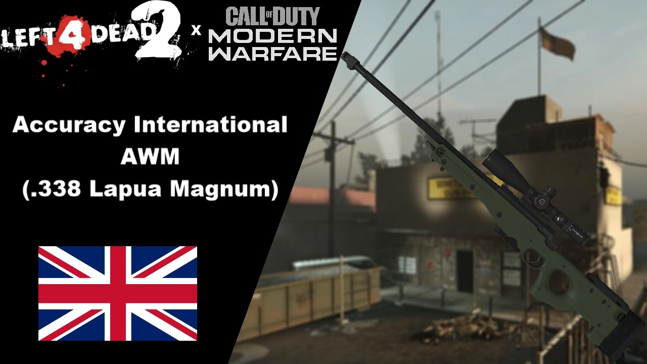 Left 4 Dead 2 : Accuracy International AWM in MW2022 Anims