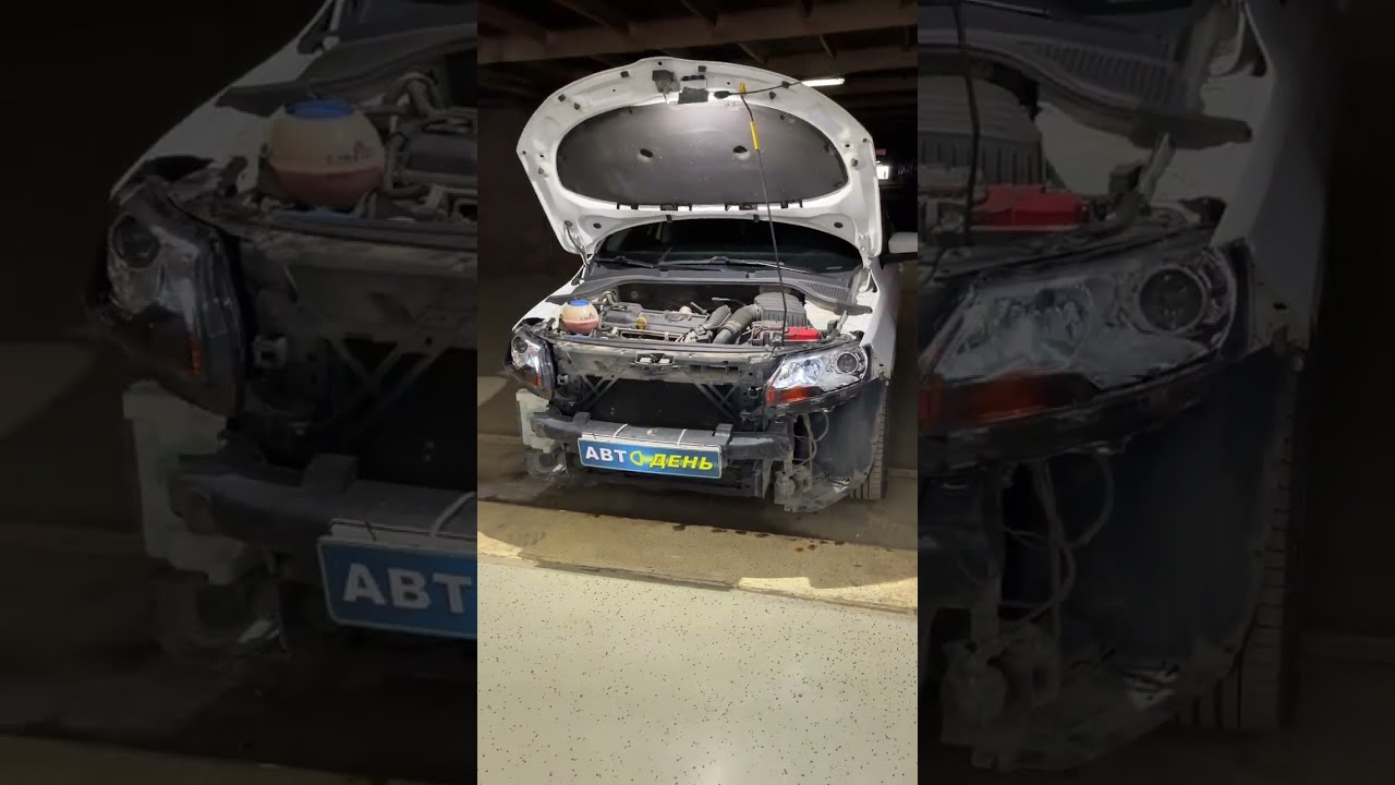 Skoda Rapid установка светодиодных линз Technik Division 3