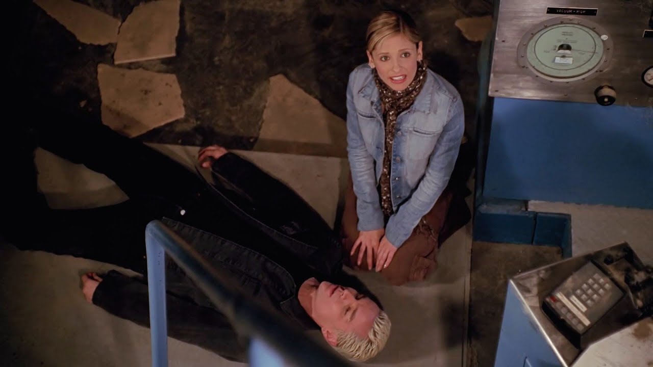 AllSpuffyScenes 7x13 Buffy & Spike - Inside The Initiative
