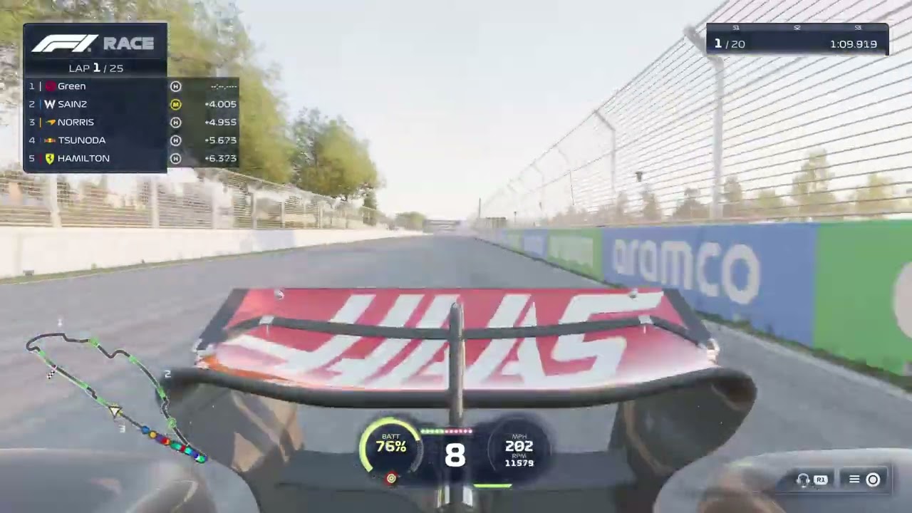 F125 game Canada Grand Prix disappointed