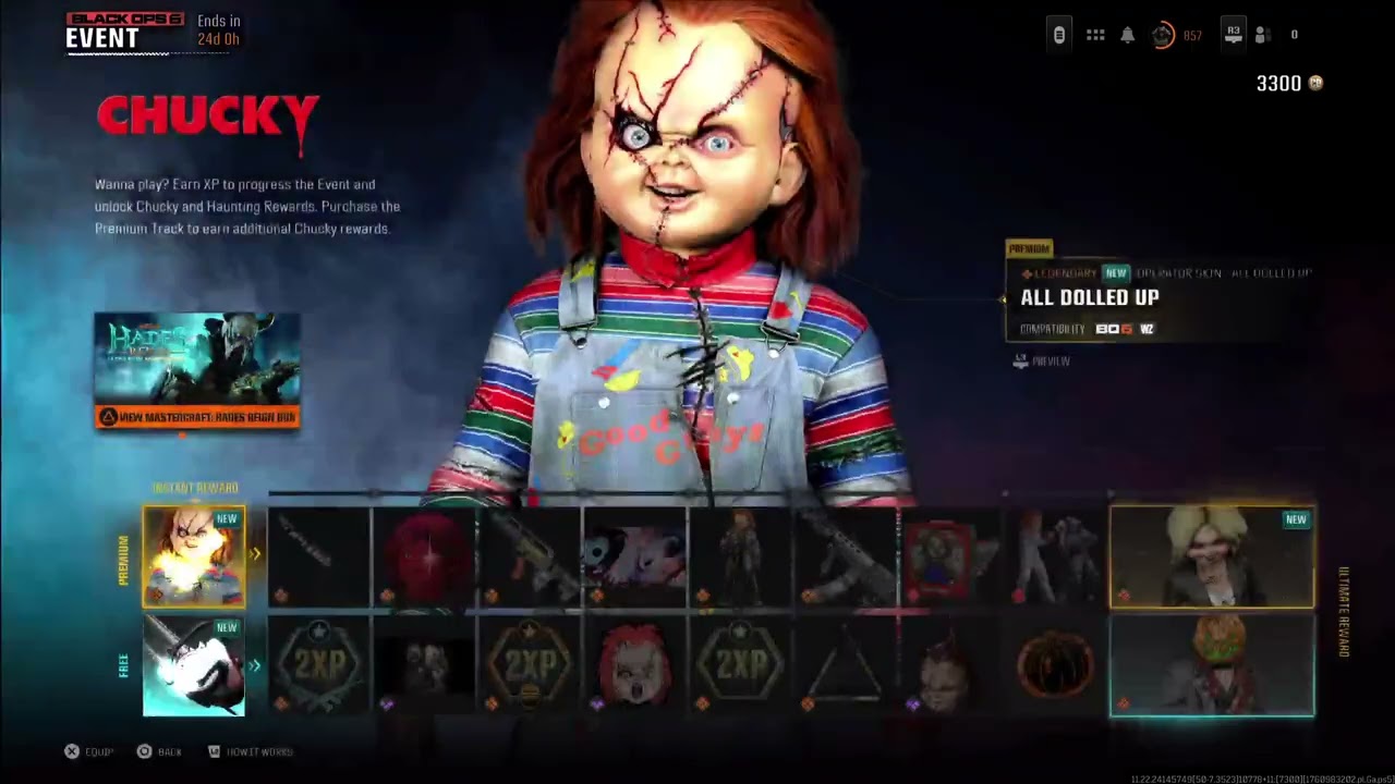 BO6 Chucky event pass
