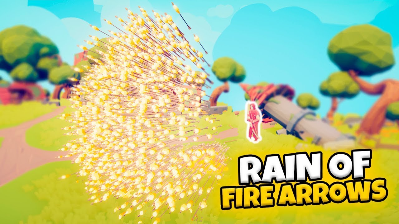 RAIN OF FIRE ARROWS. SUPER SKELETON ARCHER VS EVERY FACTION (CUSTOM)